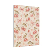 Pink Cherry Pattern Composition Wall Art & Canvas Print