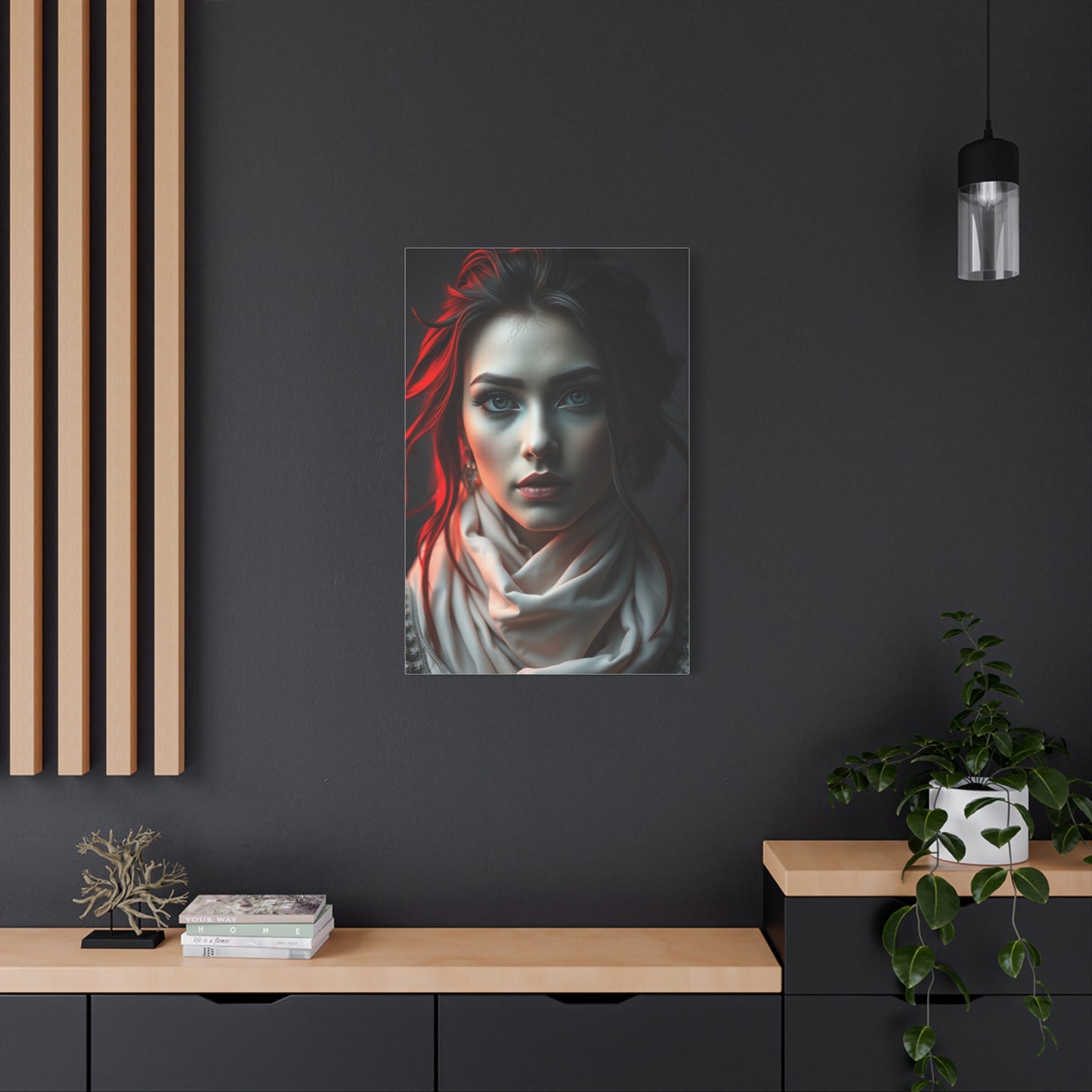 Supreme Black, White & Red Art Beautiful Collection Wall Art & Canvas Print