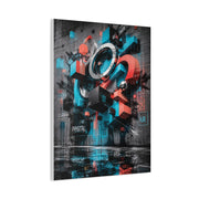 Phygital Abstract Graffiti Composition Street Wall Art & Canvas Print