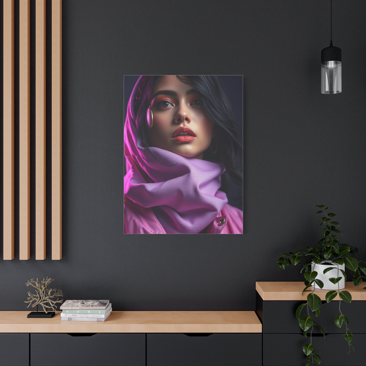 Haute Elegance Wall Portrait
