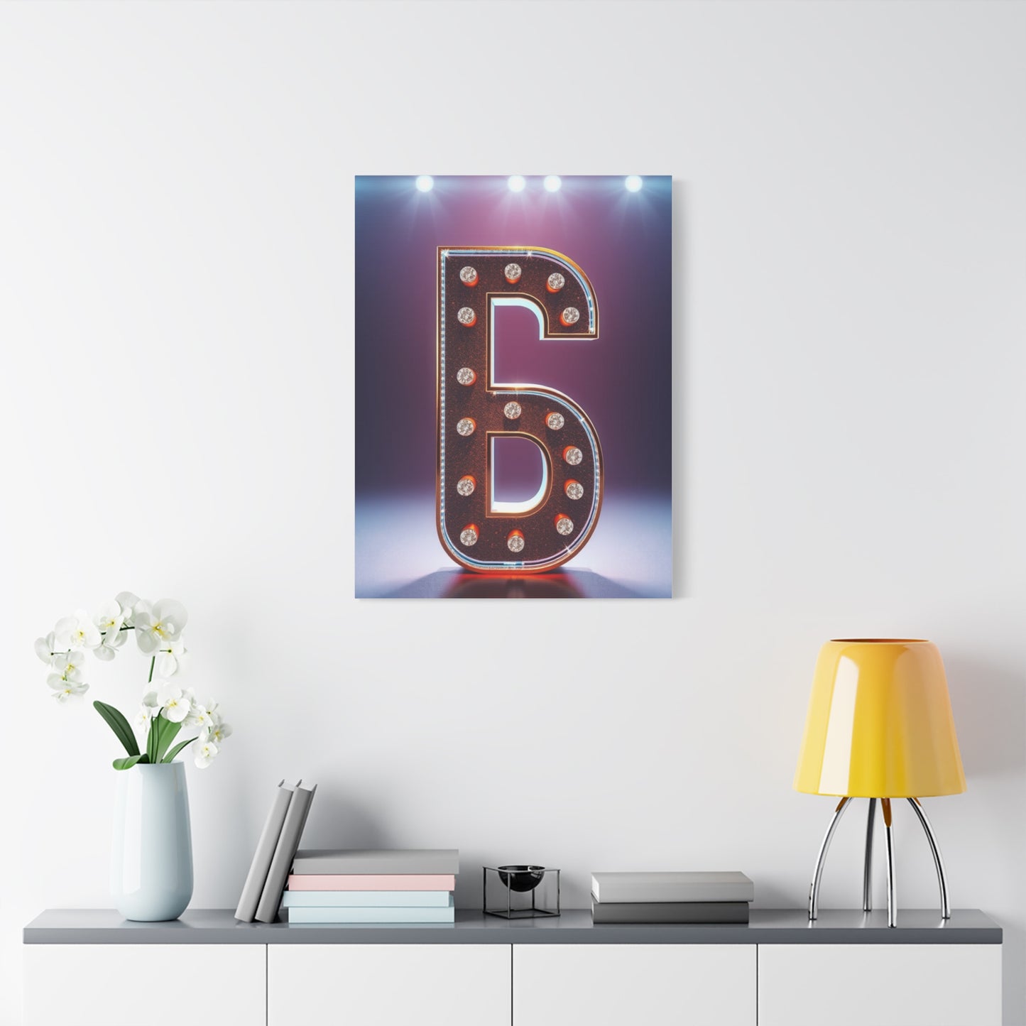 Supreme Alphabet & Letter B Art Collection Wall Art & Canvas Print