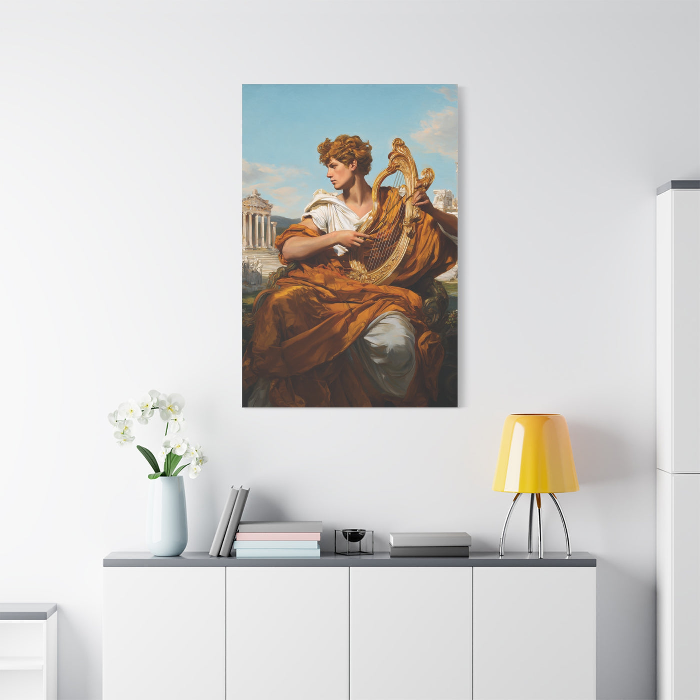 Apollo With Golden Lyre Classical Mythology Wall Art & Canvas Print