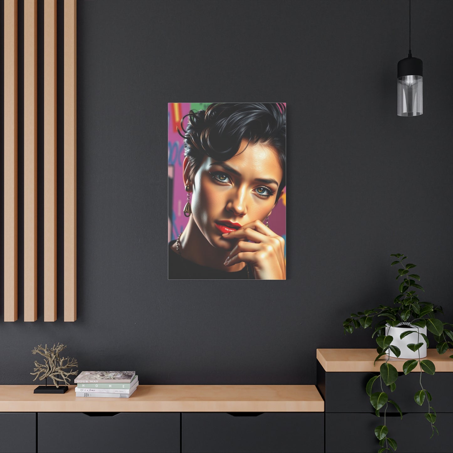 Avant-Garde Chromatic Tapestry Wall Art & Canvas Print