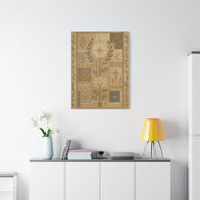 Interfaith Sacred Symbol Textile Wall Art & Canvas Print