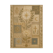 Interfaith Sacred Symbol Textile Wall Art & Canvas Print