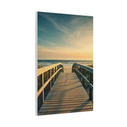 Wooden Boardwalk to the Ocean Horizon Wall Art & Canvas Prints