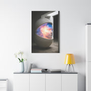 Surreal Cosmic Mind Sculpture Wall Art & Canvas Print