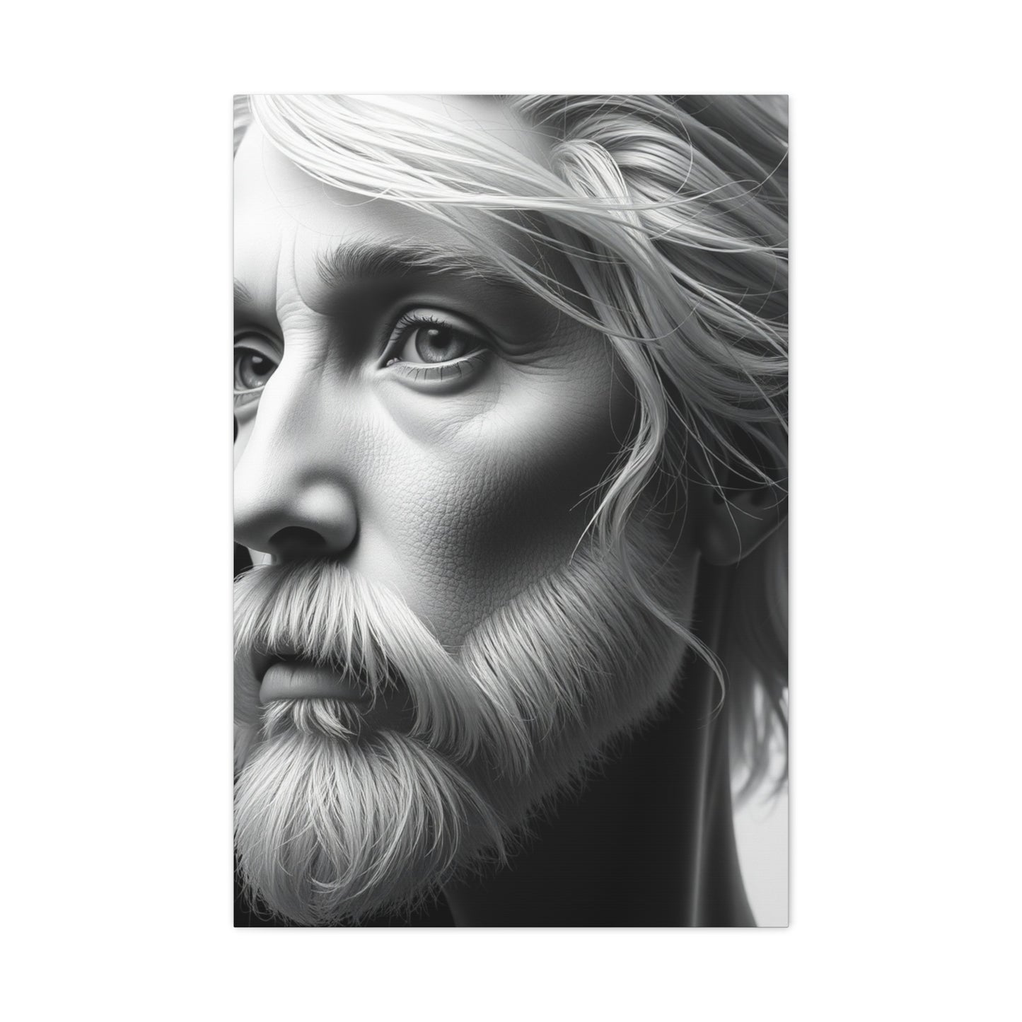 Gray & White Art Luxury Canvas Wall Art & Canvas Print