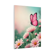 Pink Petal Butterfly Dream Wall Art & Canvas Prints