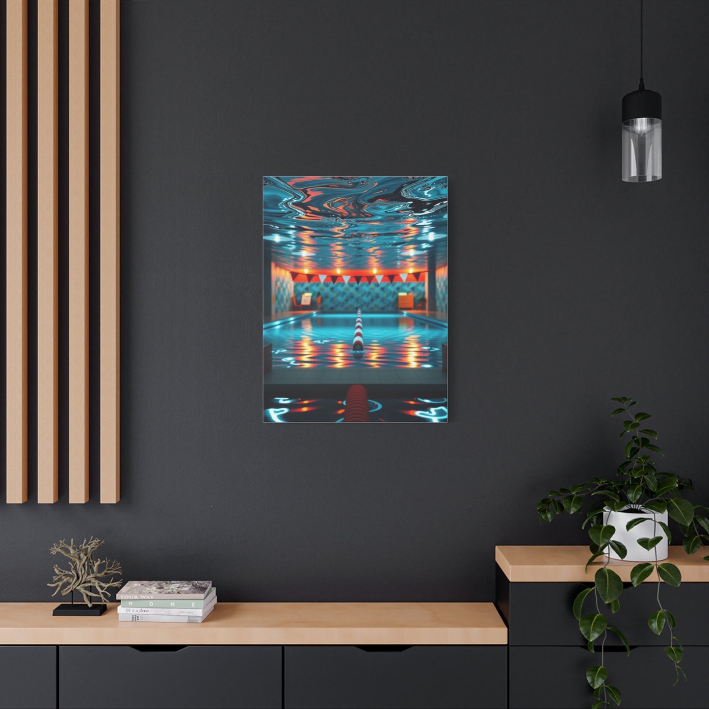 Swimming Pool Art Luxury Canvas Wall Art & Canvas Print