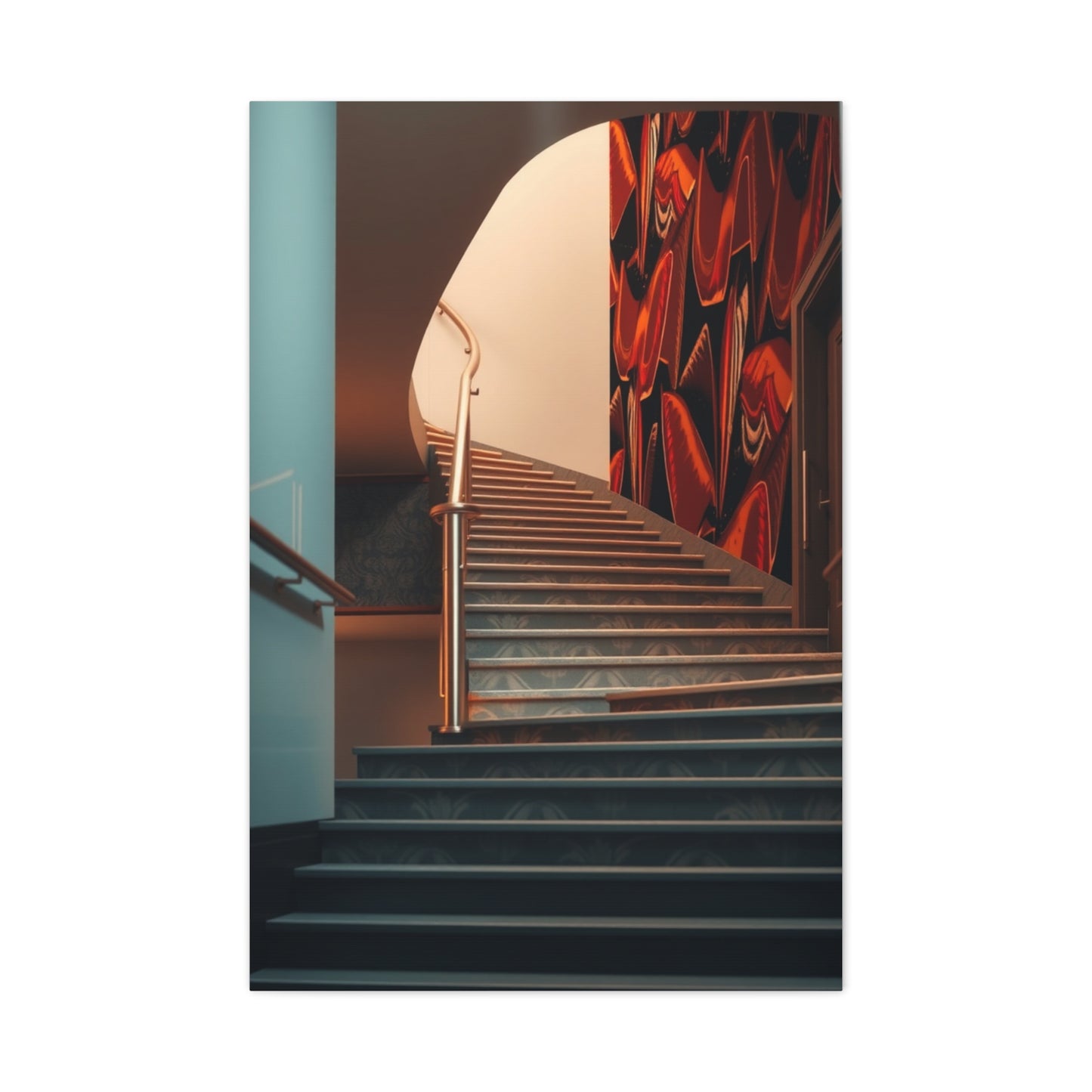 Stair & Staircase Art Canvas Art 5 Wall Art & Canvas Print