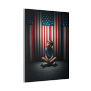 Quiet Sacrifice Beneath the Stars and Stripes Wall Art & Canvas Prints