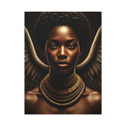 Celestial Queen with Golden Wings Wall Art & Canvas Prints