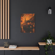 Historic Streetcar Jazz Sunset Wall Art & Canvas Print