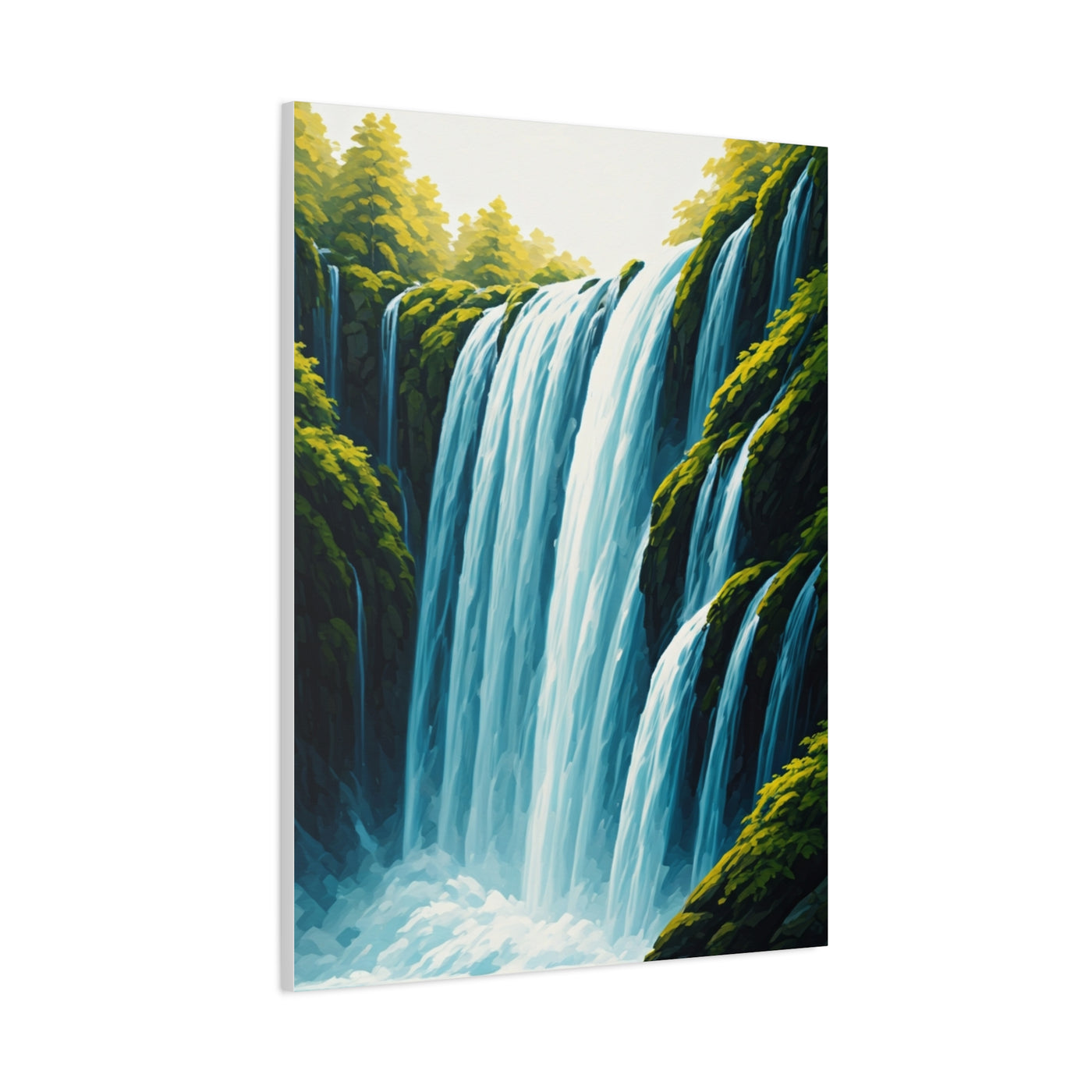 Lush Forest Waterfall Wall Art & Canvas Prints