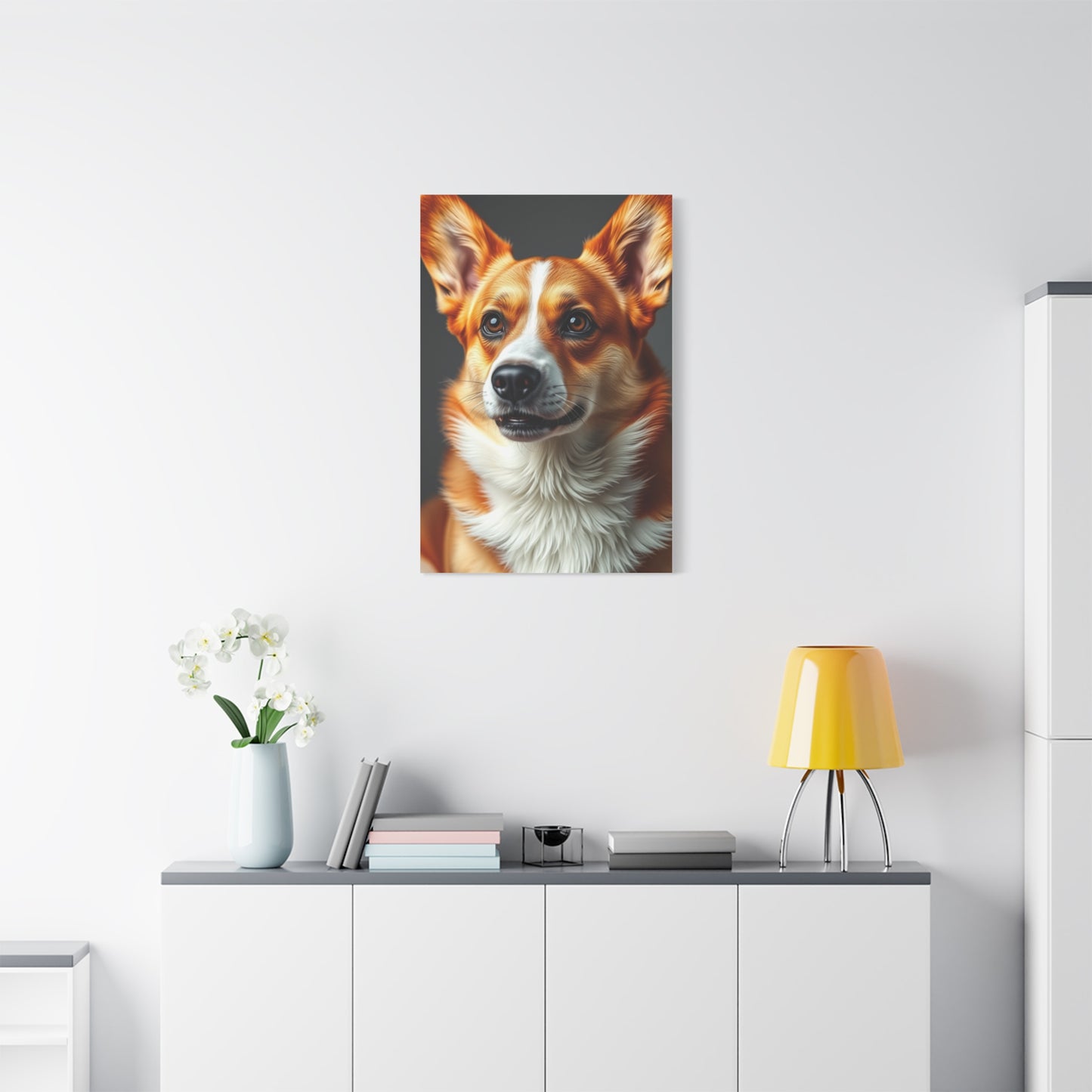 Corgi Dog Art Canvas Art 1 Wall Art & Canvas Print