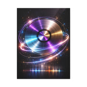 Cosmic Vinyl Orbit Wall Art & Canvas Print