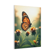 Monarch Butterfly On Wildflower Bloom Wall Art & Canvas Prints
