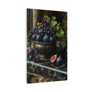 Fig & Wine Rustic Still Life Wall Art & Canvas Print