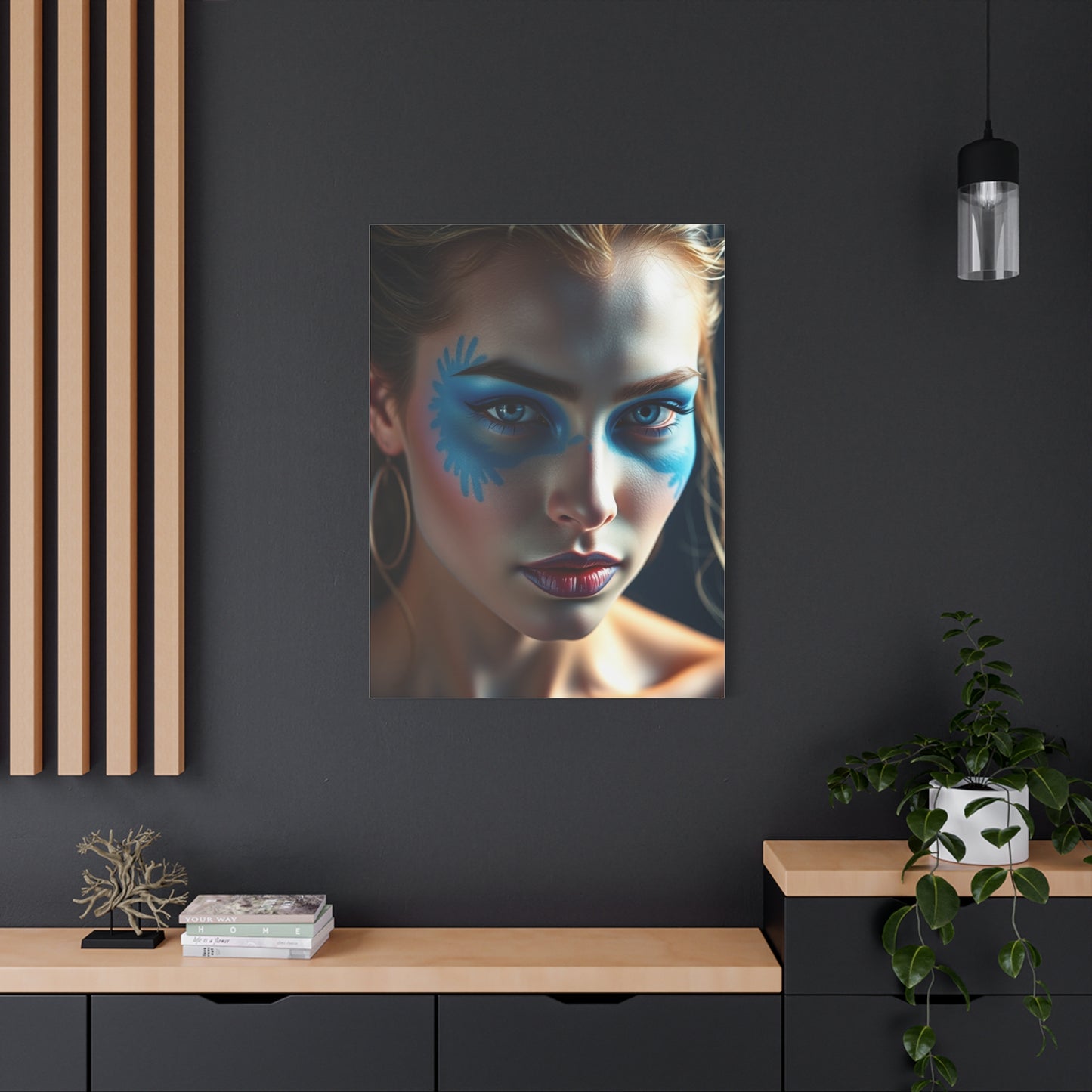 Mystic Blue Essence Wall Art & Canvas Print