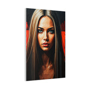 Intense Gaze Modern Portrait Wall Art & Canvas Print