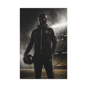 Athlete Stadium Editorial Portrait Wall Art & Canvas Print