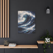 Dynamic Ocean Wave Expression Wall Art & Canvas Print