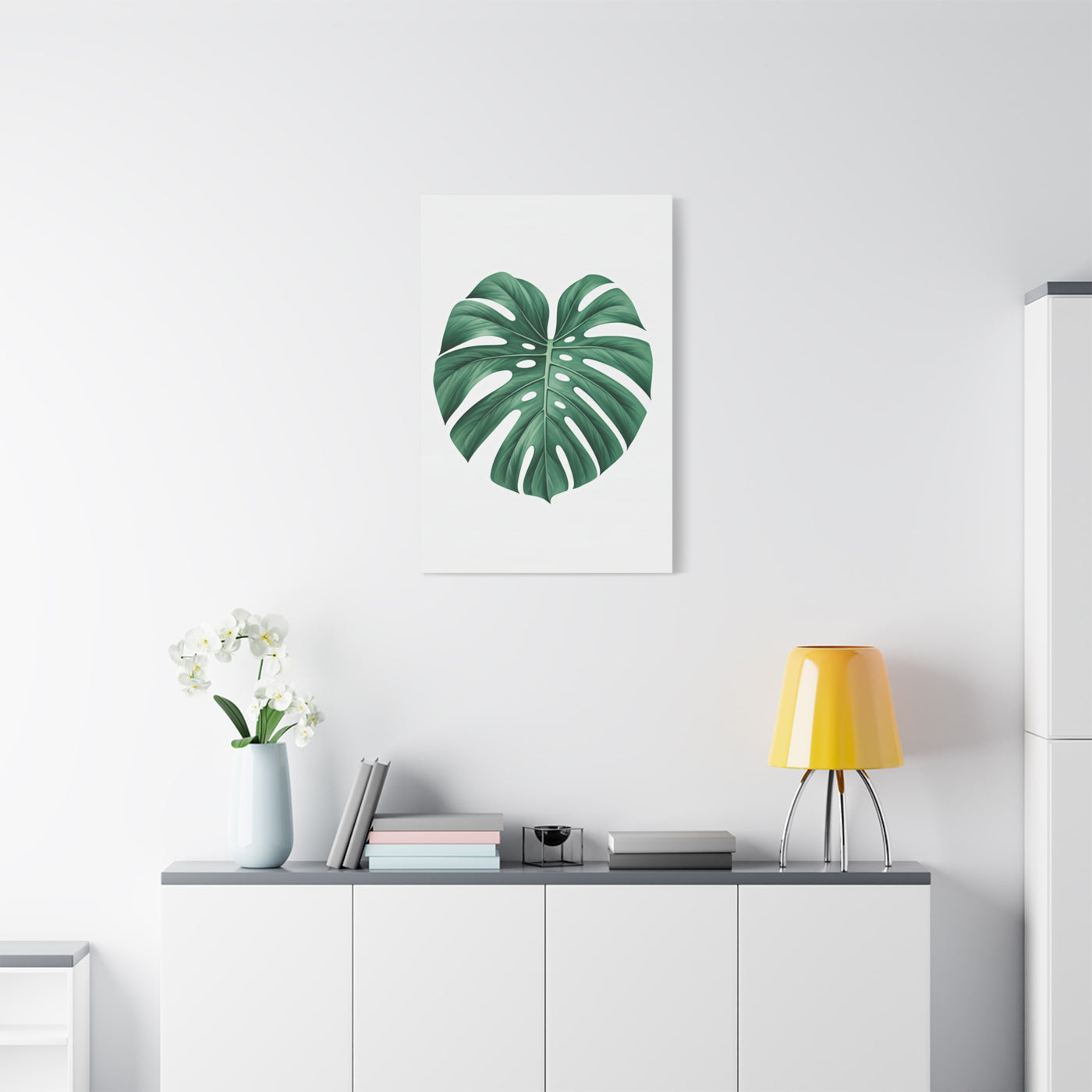 Monstera Leaf Modern Botanical Wall Art & Canvas Prints