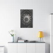 Gothic Rose Window Stone Wall Art & Canvas Print