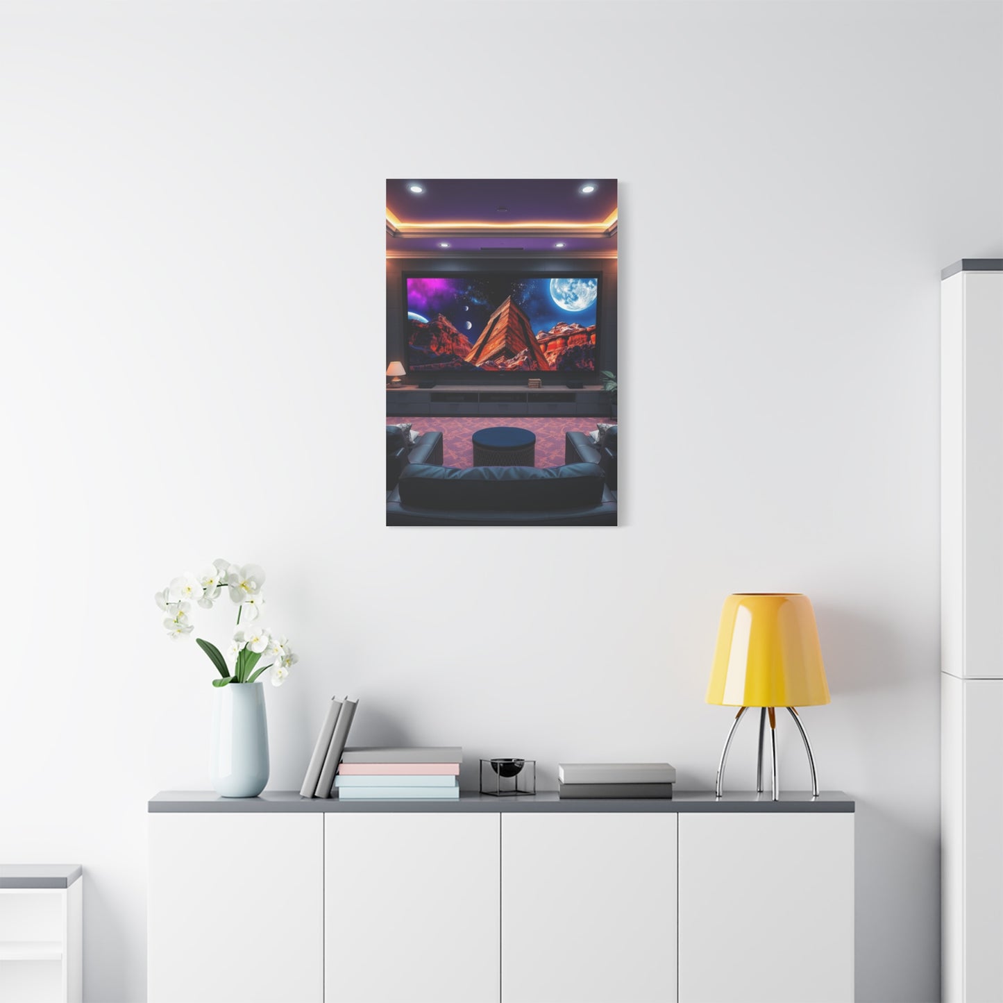 Home Theater Art Refined Canvas Wall Art & Canvas Print