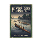 Heritage Rowing Regatta Poster Wall Art & Canvas Print