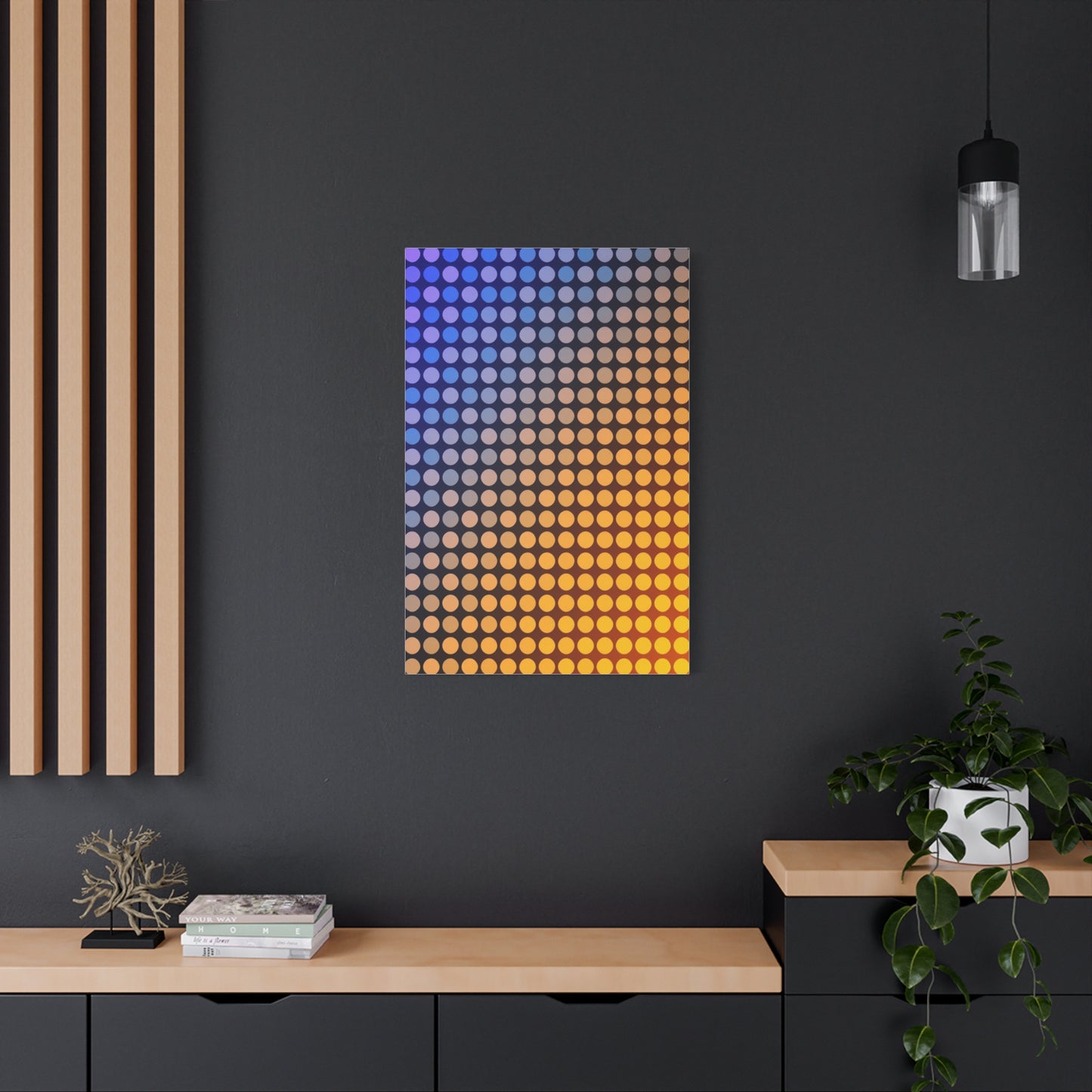 Polka Dot Pattern Art Luxury Canvas Wall Art & Canvas Print