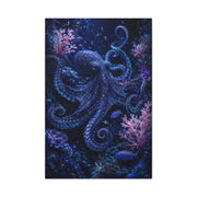 Deep Ocean Octopus Fantasy Tropical Wall Art & Canvas Print