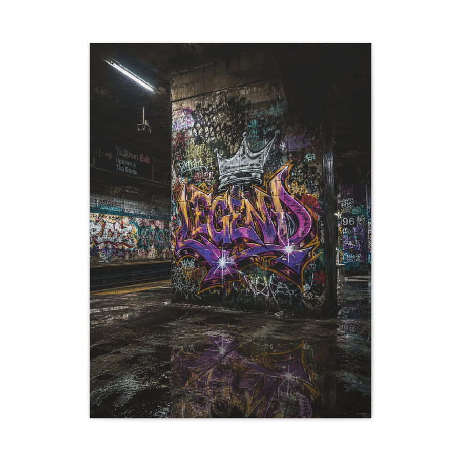 Underground Legends Graffiti Subway Street Wall Art & Canvas Print
