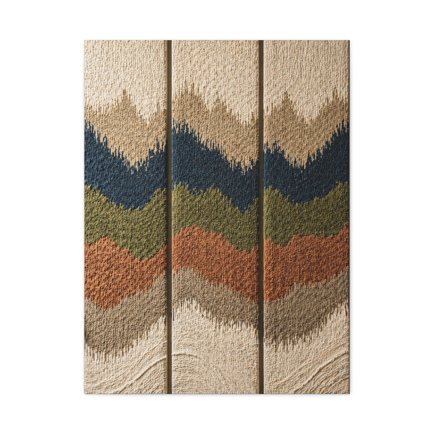 Layered Landscape Acoustic Texture Wall Art & Canvas Print
