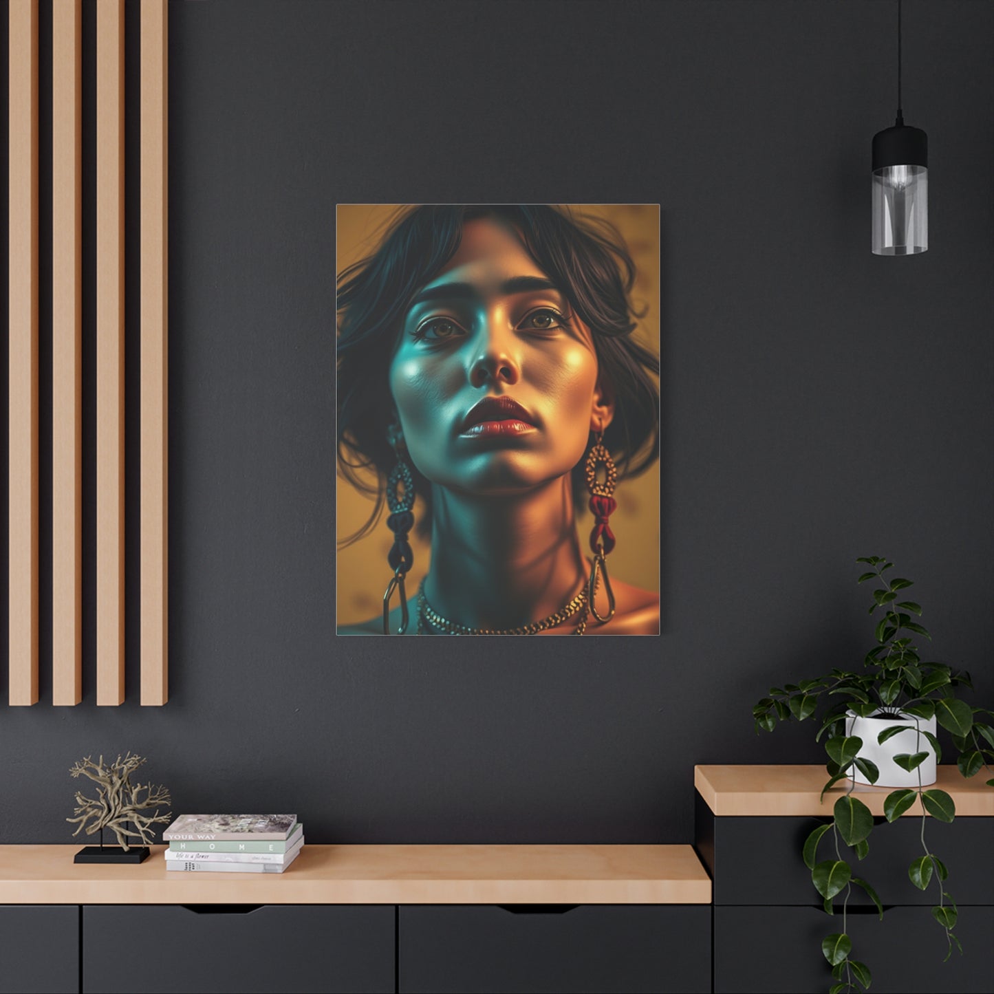 Resplendent Diva Artwork Wall Art & Canvas Print