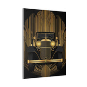 Classic Gold Roadster Art Deco Wall Art & Canvas Prints