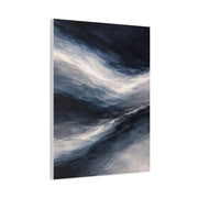 Navy Mist Horizon Abstraction Wall Art & Canvas Print