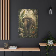 Majestic Elephant Jungle Portrait Tropical Wall Art & Canvas Print