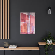 Blush Acrylic Glass Illusion Wall Art & Canvas Print