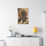 Rustic Iron Sunflower Wall Sculpture Wall Art & Canvas Print