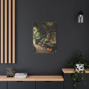 Autumn Greenhouse Harvest Scene Wall Art & Canvas Print