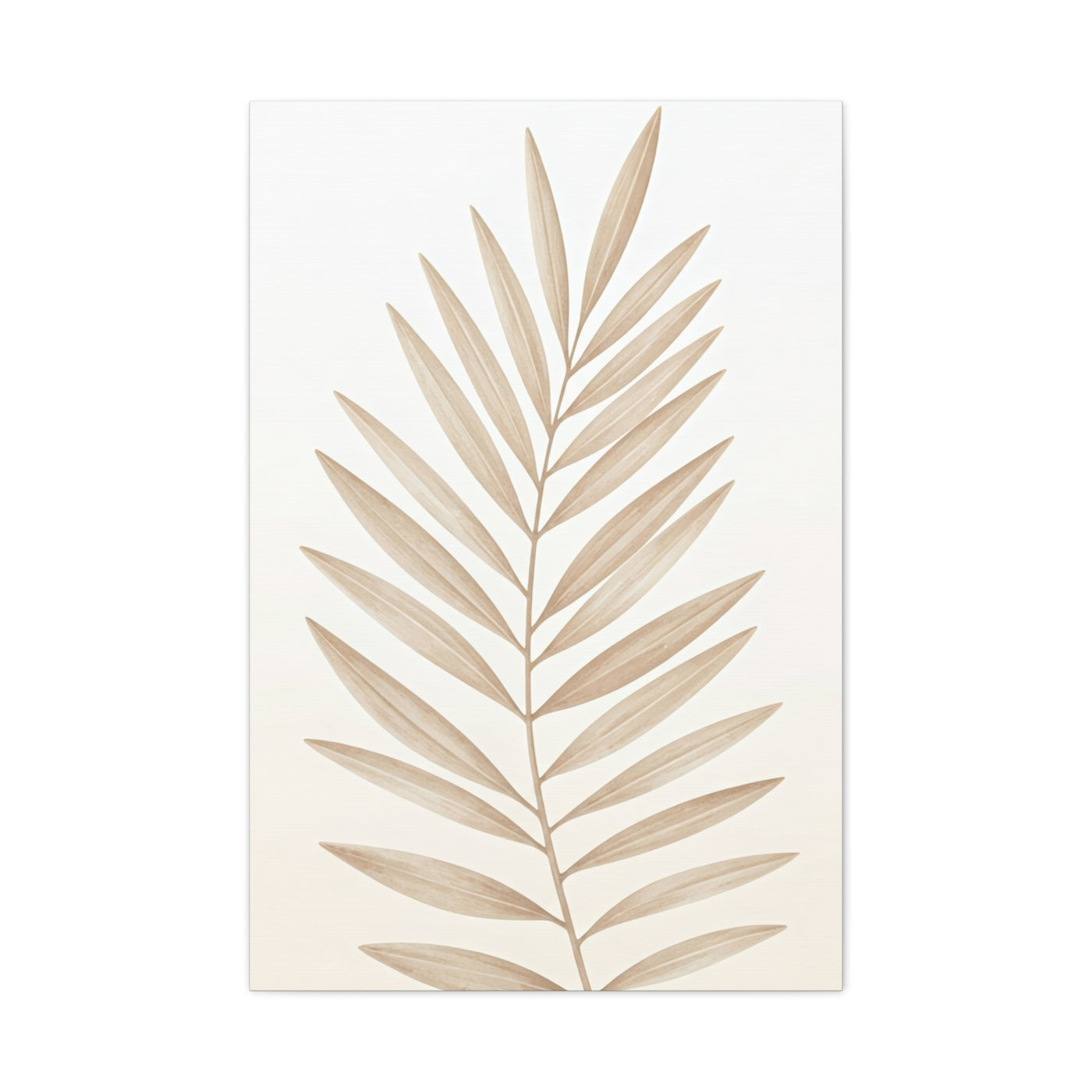 Neutral Palm Silhouette Wall Art & Canvas Prints