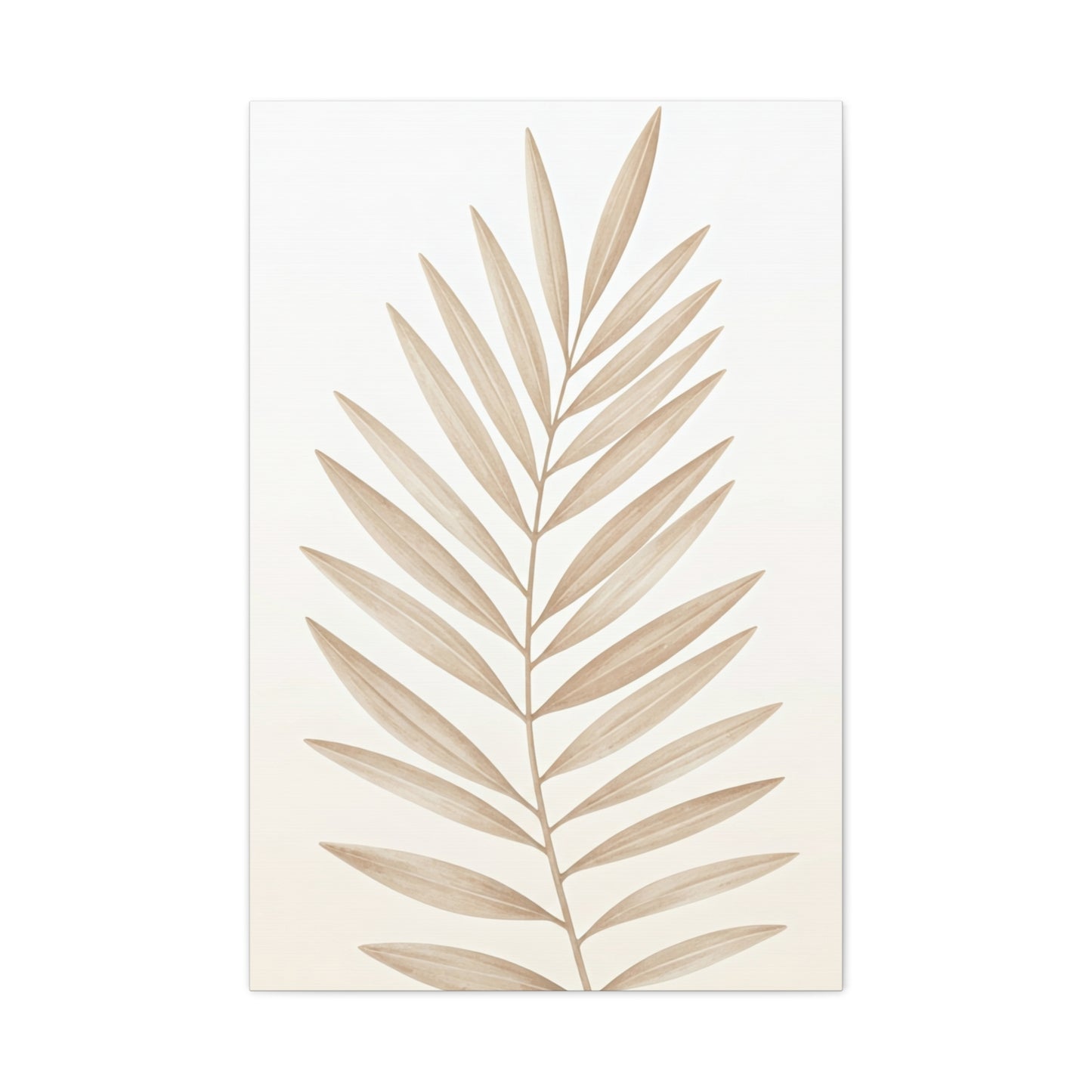 Neutral Palm Silhouette Wall Art & Canvas Prints