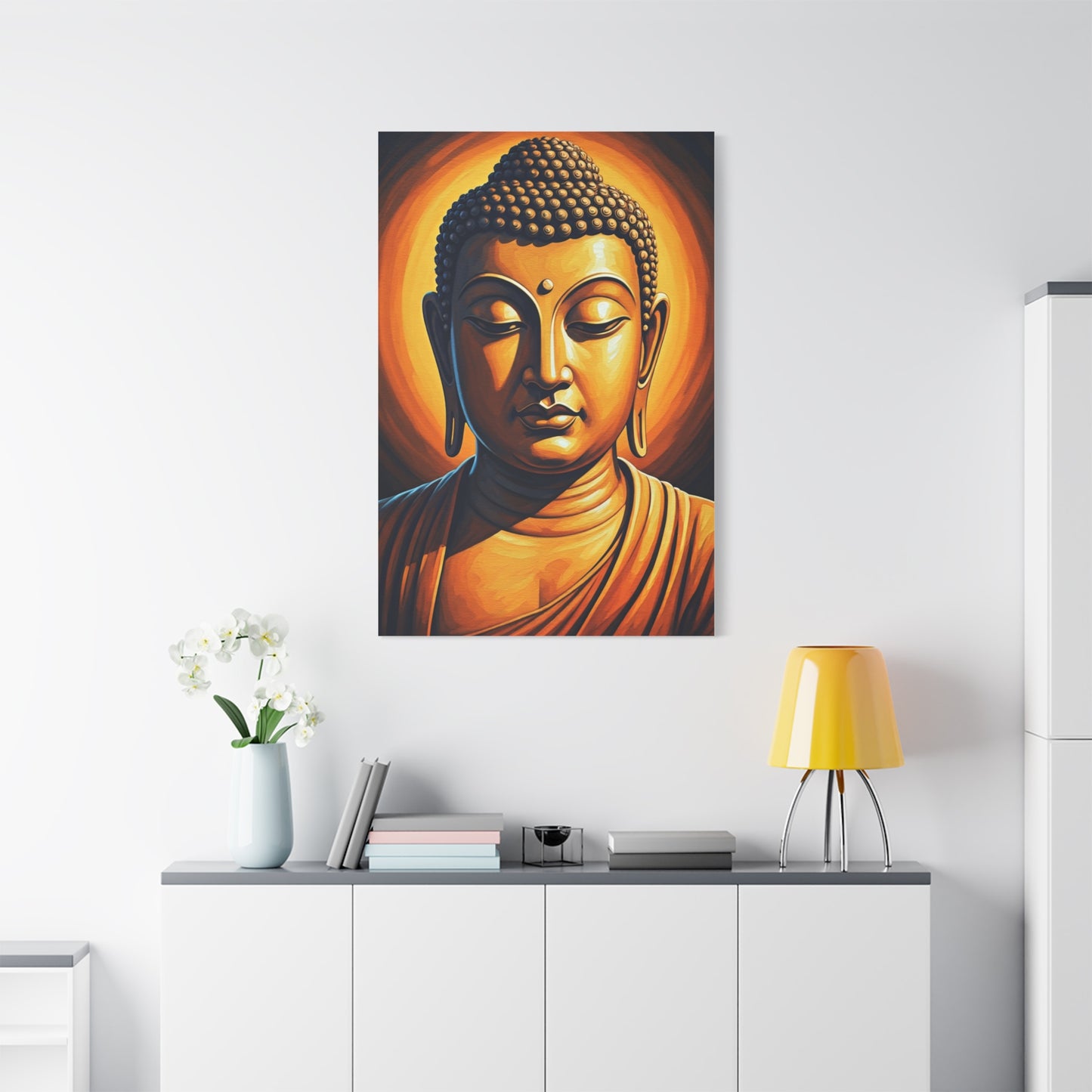 Divine Calm Buddha Close-Up Wall Art & Canvas Prints