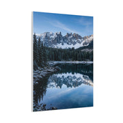 Crisp Alpine Mirror Lake Wall Art & Canvas Print