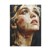 Golden Light Portrait Collage Wall Art & Canvas Print