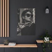 High-Fashion Sunglasses Portrait Wall Art & Canvas Print