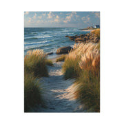 Coastal Dune Path Landscape Wall Art & Canvas Print