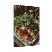 Fresh Garden Radishes Farm Sink Wall Art & Canvas Print
